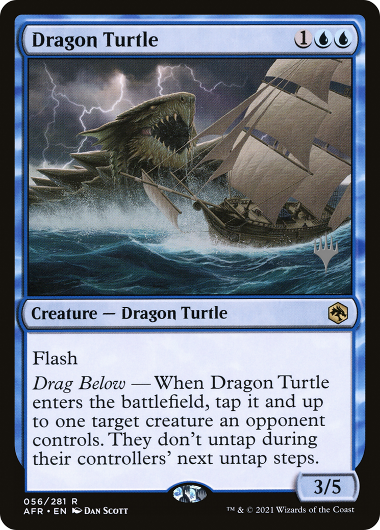 Dragon Turtle (PPAFR-056) [Adventures in the Forgotten Realms Promos] MTG Single Wizards of the Coast