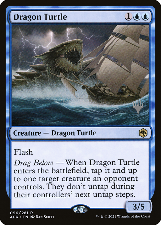 Dragon Turtle (PPAFR-056) [Adventures in the Forgotten Realms Promos] MTG Single Wizards of the Coast
