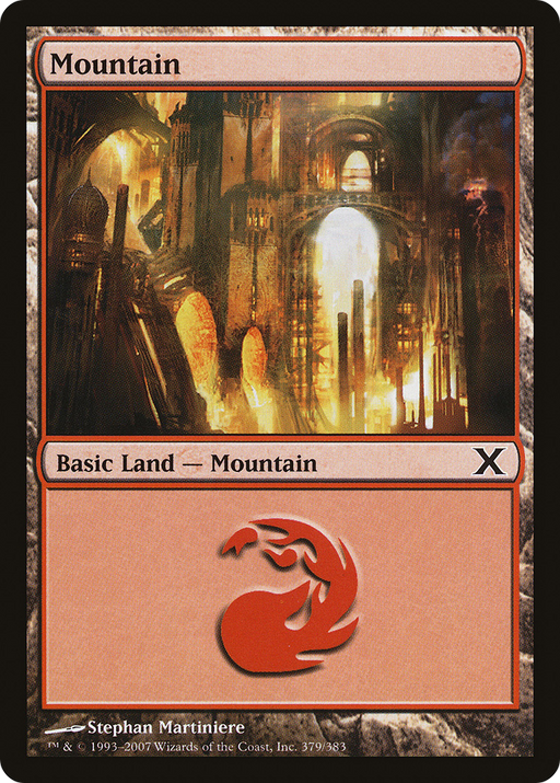 Mountain (379) (10E-379) [Tenth Edition] MTG Single Wizards of the Coast