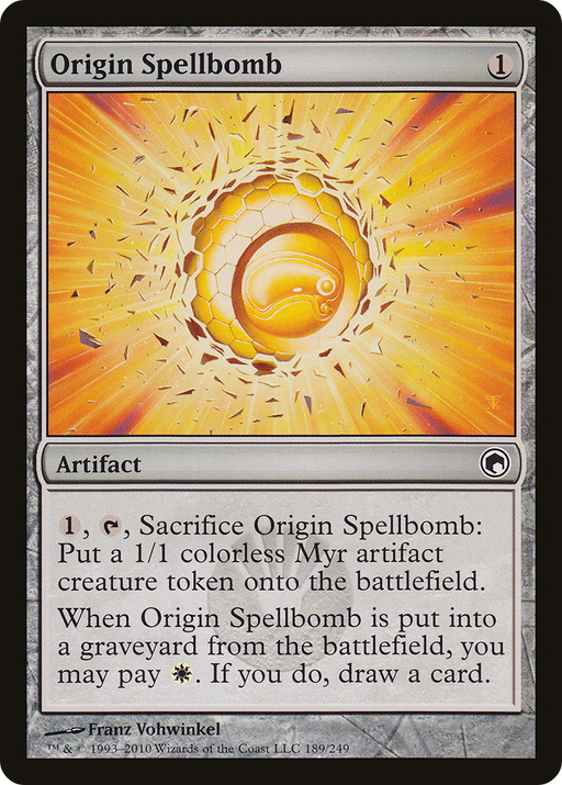 Origin Spellbomb (SOM-189) [Scars of Mirrodin] MTG Single Wizards of the Coast