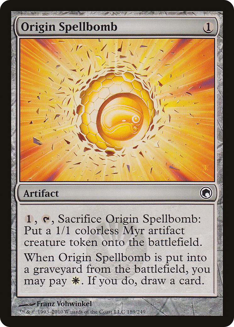 Origin Spellbomb (SOM-189) [Scars of Mirrodin] Foil MTG Single Wizards of the Coast