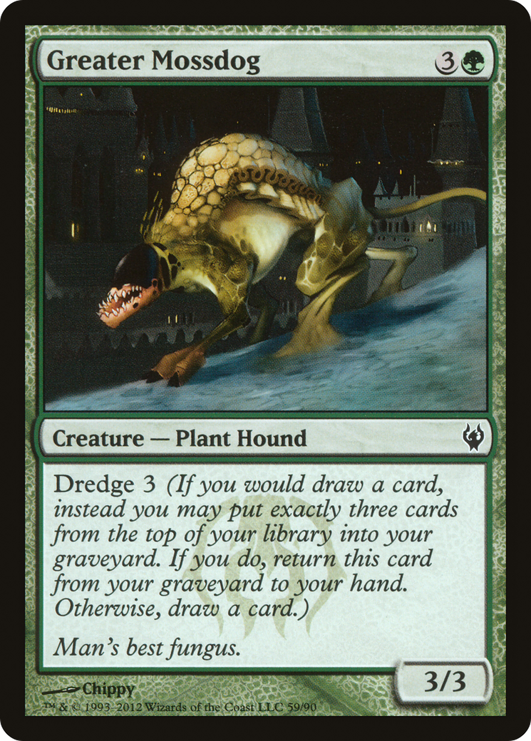 Greater Mossdog (DDJ-059) [Misc] Duel Decks: Izzet vs. Golgari MTG Single Wizards of the Coast