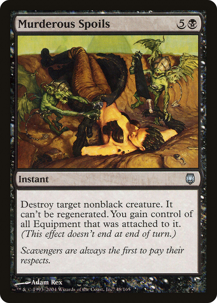 Murderous Spoils (DST-048) [Darksteel] Foil MTG Single Wizards of the Coast