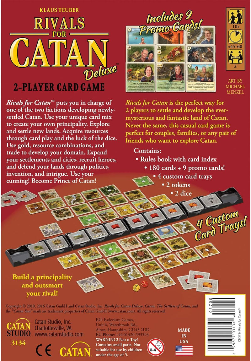 The Rivals For Catan: Deluxe Board Games Asmodee   