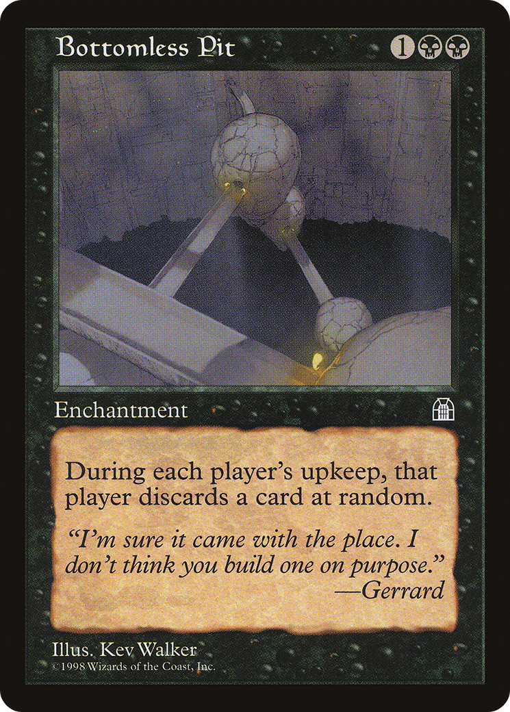 Bottomless Pit (STH-) [Stronghold] MTG Single Wizards of the Coast