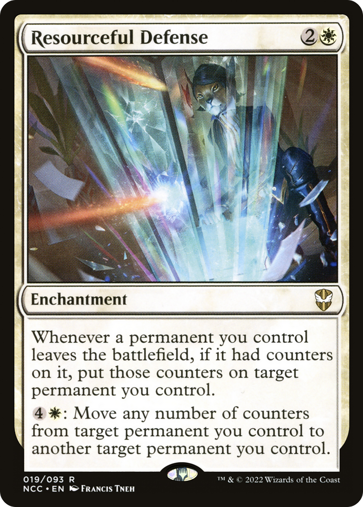 Resourceful Defense (NCC-019) [New Capenna Commander] MTG Single Wizards of the Coast