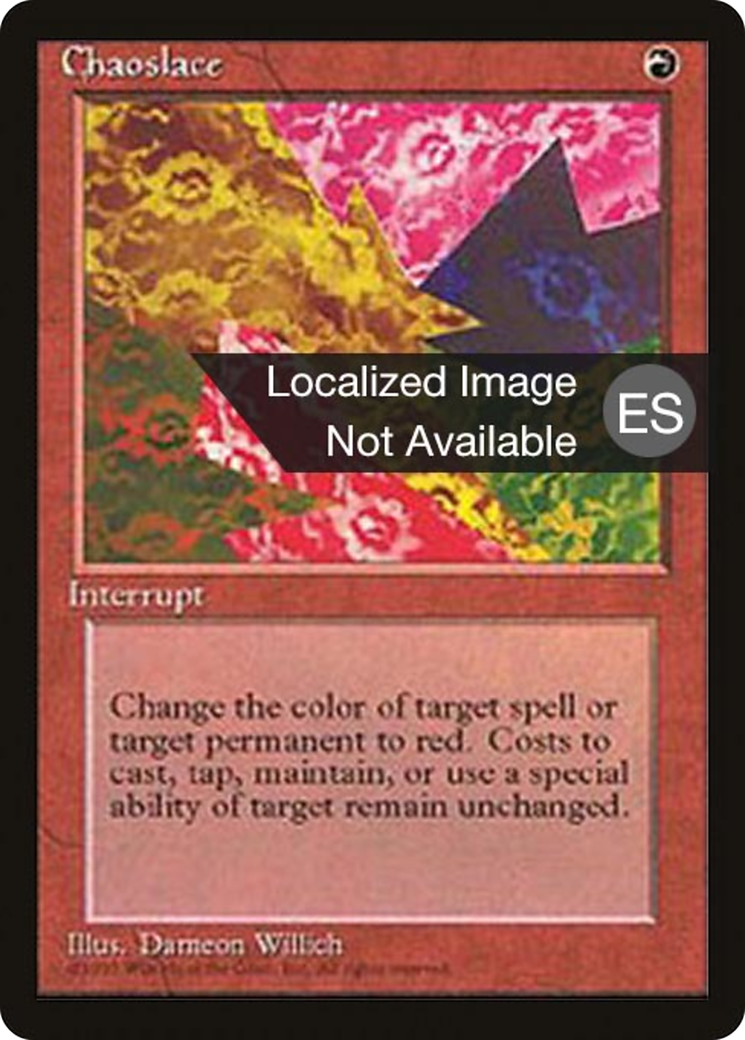 Chaoslace (4BB-182) [Fourth Edition Foreign Black Border] MTG Single Wizards of the Coast