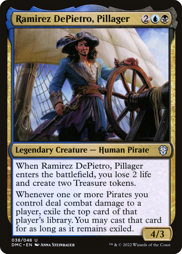 Ramirez DePietro, Pillager (DMC-038) [Dominaria United Commander] MTG Single Wizards of the Coast
