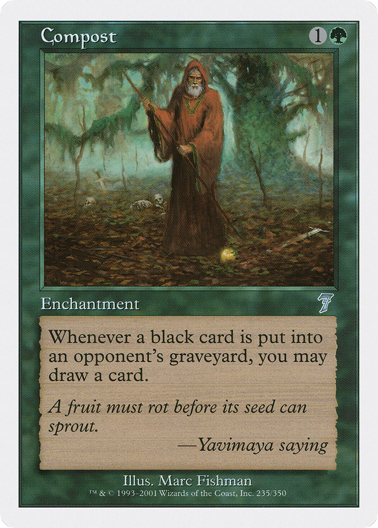 Compost (7ED-235) [7th Edition] Foil MTG Single Wizards of the Coast