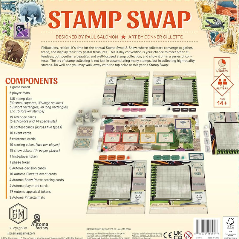 Stamp Swap Board Games Stonemaier Games