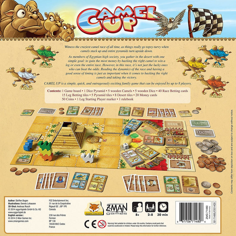 Camel Up Board Games Pretzel Games