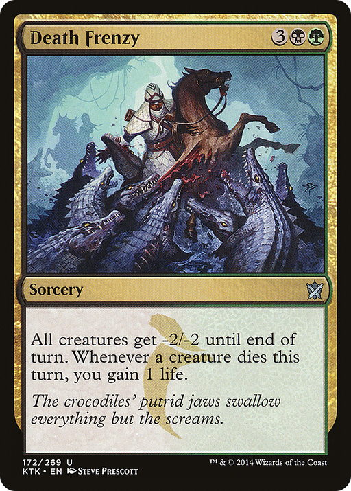 Death Frenzy (KTK-172) [Khans of Tarkir] Foil MTG Single Wizards of the Coast
