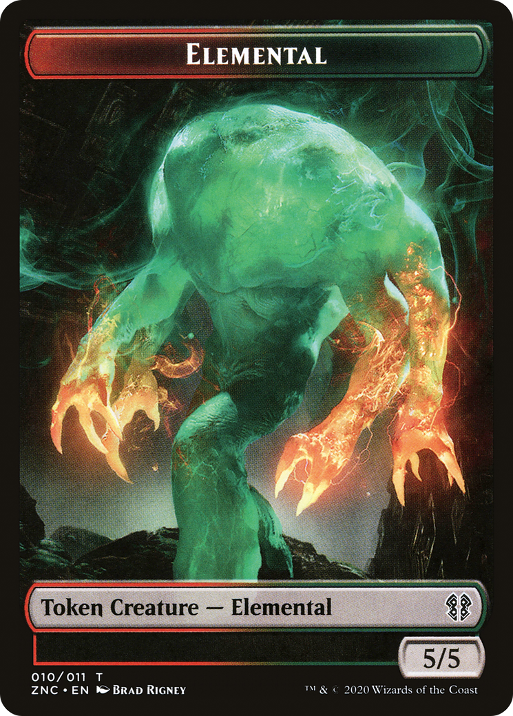 Elemental (TZNC-010) [Tokens] Zendikar Rising Commander Tokens MTG Single Wizards of the Coast