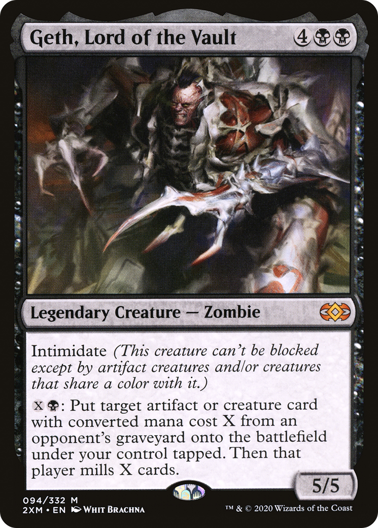 Geth, Lord of the Vault (2XM-094) [Double Masters] MTG Single Wizards of the Coast