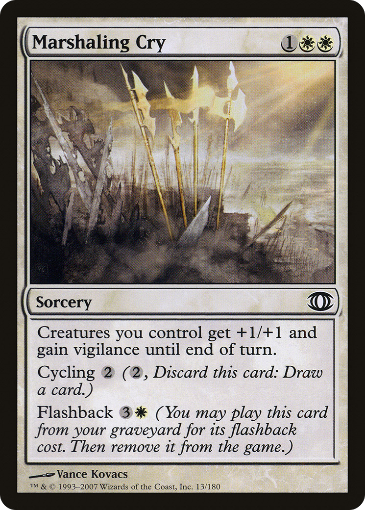 Marshaling Cry (FUT-013) [Future Sight] Foil MTG Single Wizards of the Coast