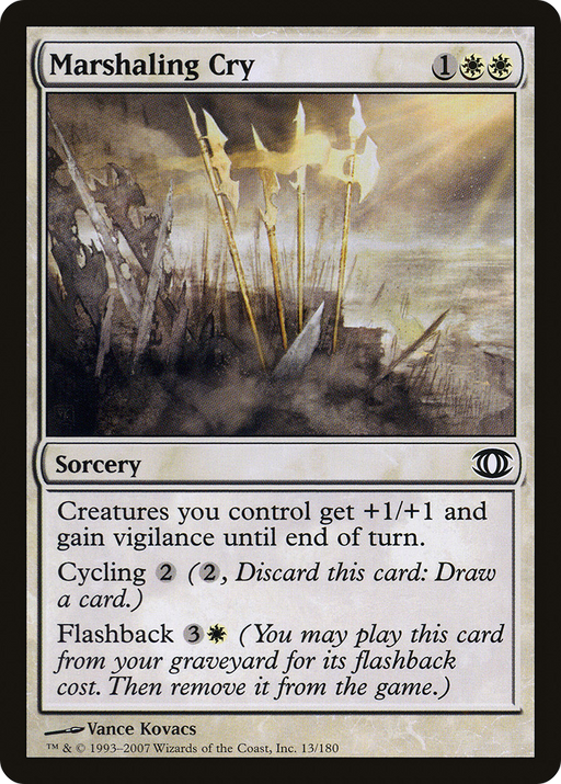 Marshaling Cry (FUT-013) [Future Sight] MTG Single Wizards of the Coast