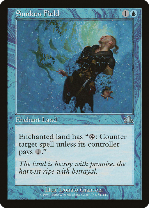 Sunken Field (PCY-051) [Prophecy] Foil MTG Single Wizards of the Coast