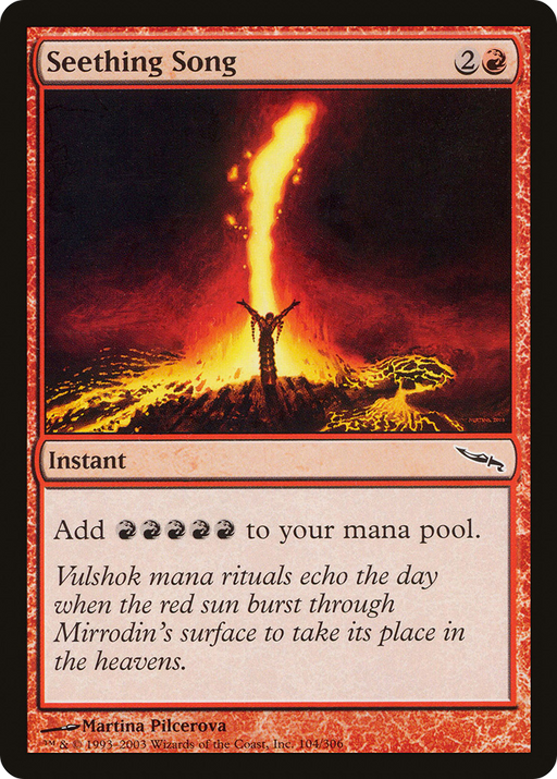 Seething Song (MRD-104) [Mirrodin] MTG Single Wizards of the Coast