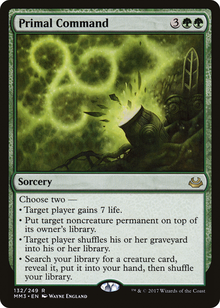 Primal Command (MM3-132) [Modern Masters 2017] Foil MTG Single Modern Masters 2017