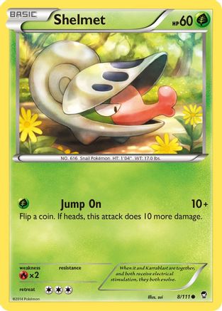 Shelmet 8/111 [XY: Furious Fists] Pokemon Single Pokémon