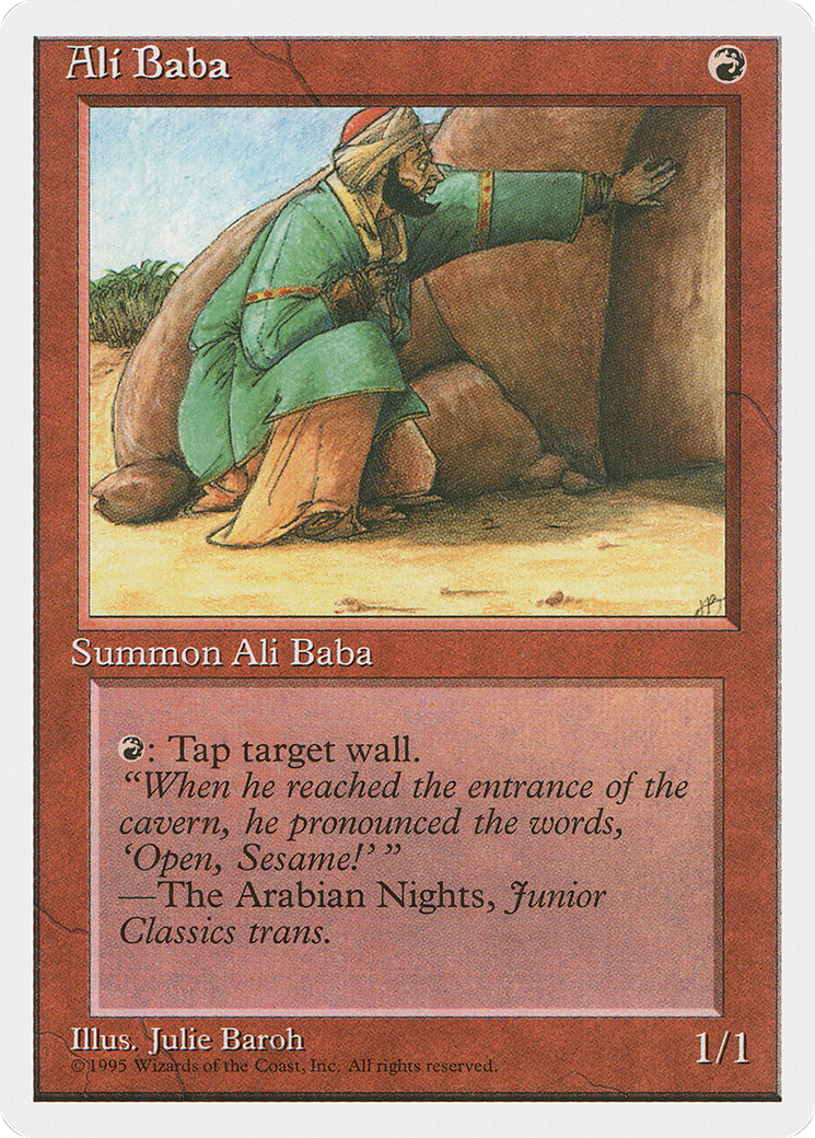 Ali Baba (4ED-175) [Fourth Edition] MTG Single Wizards of the Coast