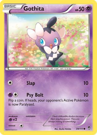 Gothita (39/111) [XY: Furious Fists] Pokemon Single Pokémon