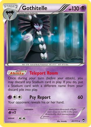 Gothitelle (41/111) [XY: Furious Fists] Pokemon Single Pokémon