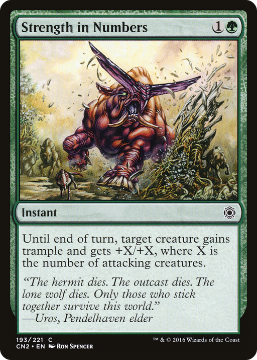 Strength in Numbers (CN2-193) [Conspiracy: Take the Crown] MTG Single Wizards of the Coast