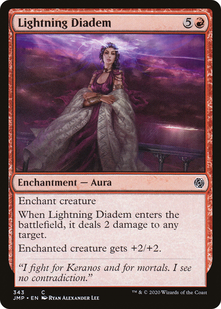Lightning Diadem (JMP-343) [Jumpstart] MTG Single Wizards of the Coast