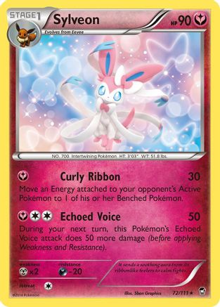 Sylveon (72/111) - [XY: Furious Fists] Pokemon Single Pokémon