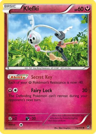 Klefki (73/111) [XY: Furious Fists] Pokemon Single Pokémon