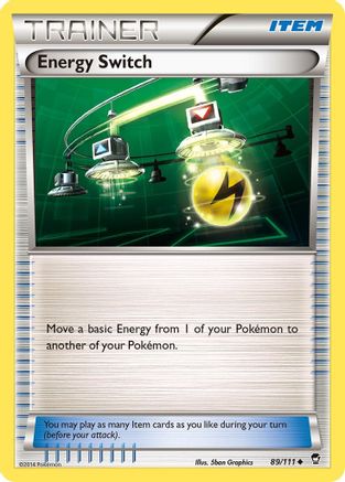 Energy Switch (89/111) Reverse Holofoil [XY: Furious Fists] Pokemon Single Pokémon