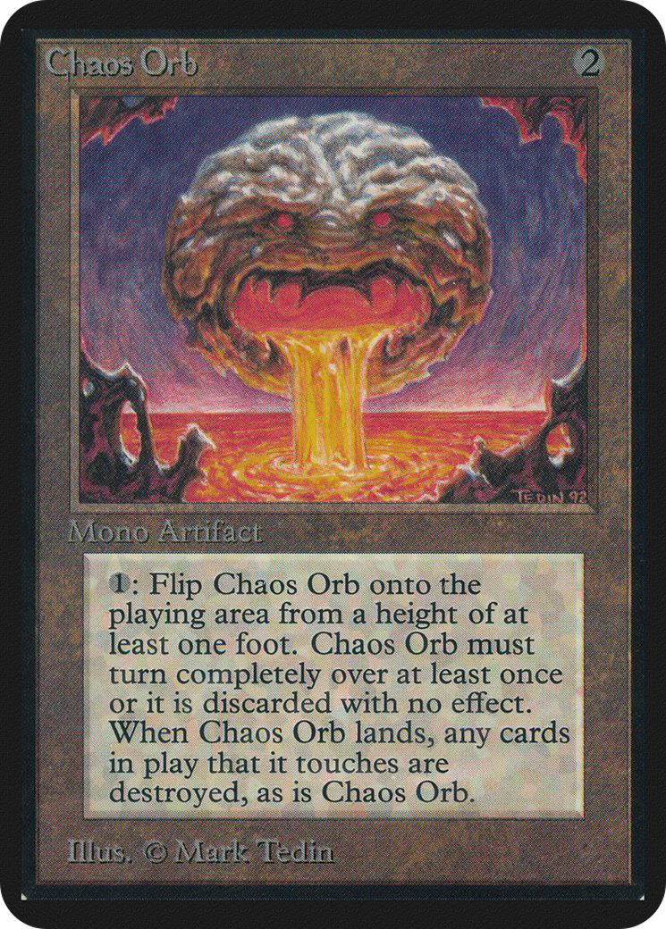 Chaos Orb (LEA-235) [Oldschool] Limited Edition Alpha MTG Single Wizards of the Coast