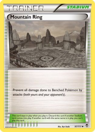 Mountain Ring (97/111) Reverse Holofoil [XY: Furious Fists] Pokemon Single Pokémon