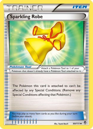 Sparkling Robe (99/111) Reverse Holofoil [XY: Furious Fists] Pokemon Single Pokémon