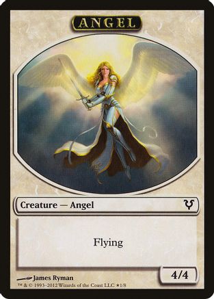 Angel // Demon Double-Sided Token (AVR-1 // 5) [Avacyn Restored] Foil MTG Single Wizards of the Coast