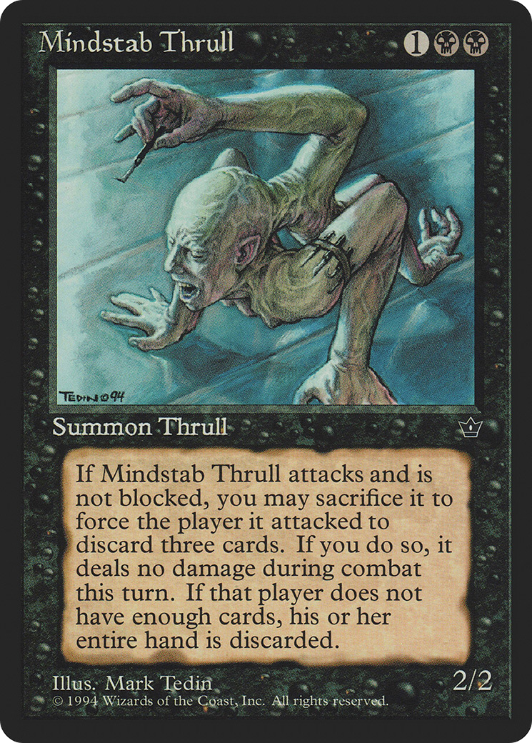 Mindstab Thrull (FEM-40C) [Fallen Empires] MTG Single Wizards of the Coast