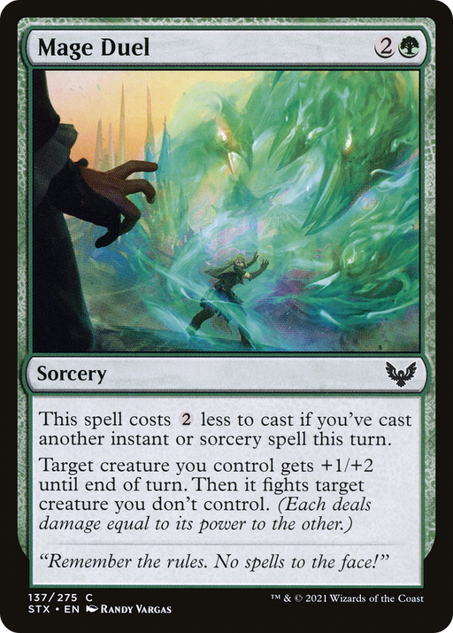 Mage Duel (STX-137) [Strixhaven: School of Mages] MTG Single Wizards of the Coast