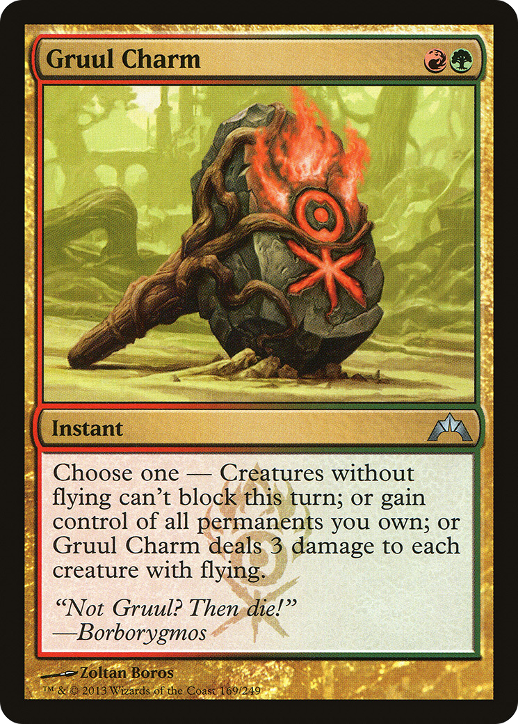 Gruul Charm (GTC-169) [Gatecrash] Foil MTG Single Wizards of the Coast
