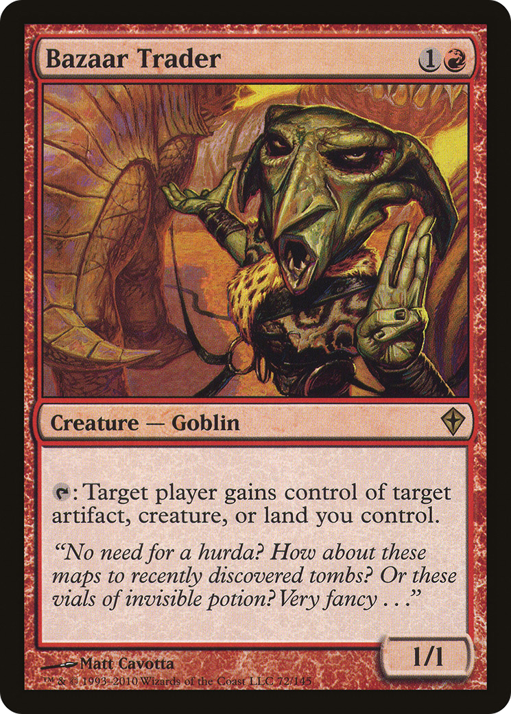 Bazaar Trader (WWK-072) [Worldwake] Foil MTG Single Wizards of the Coast