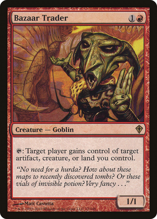 Bazaar Trader (WWK-072) [Worldwake] MTG Single Wizards of the Coast