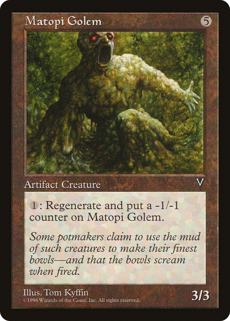 Matopi Golem (VIS-150) [Visions] MTG Single Wizards of the Coast