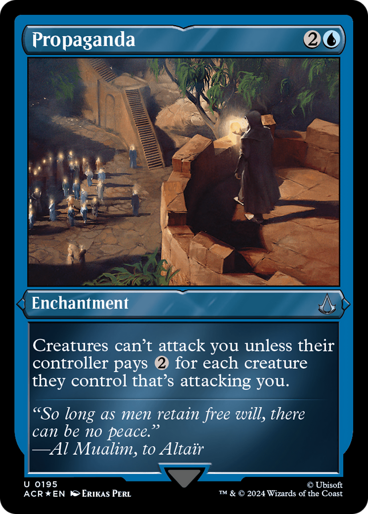 Propaganda (ACR-195) [Assassin's Creed] Etched Foil MTG Single Wizards of the Coast