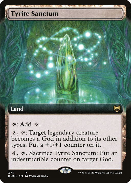 Tyrite Sanctum (KHM-372) [Kaldheim] (Extended Art) MTG Single Wizards of the Coast