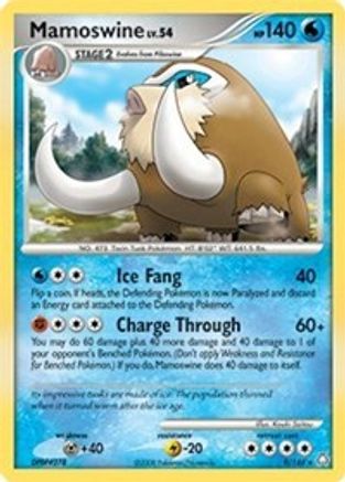 Mamoswine - 9/146 (DP Legends Awakened) () [Misc: Deck Exclusives] Pokemon Single Pokémon