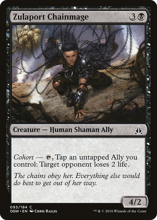 Zulaport Chainmage (OGW-093) [Oath of the Gatewatch] MTG Single Wizards of the Coast