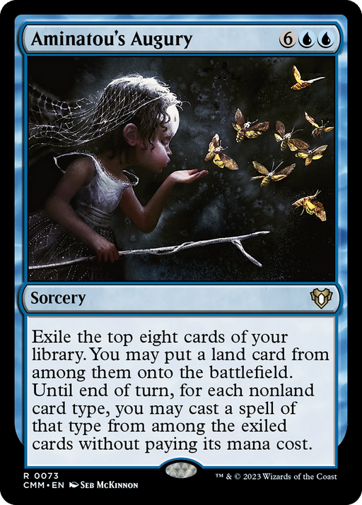 Aminatou's Augury (CMM-073) [Commander Masters] Foil MTG Single Wizards of the Coast