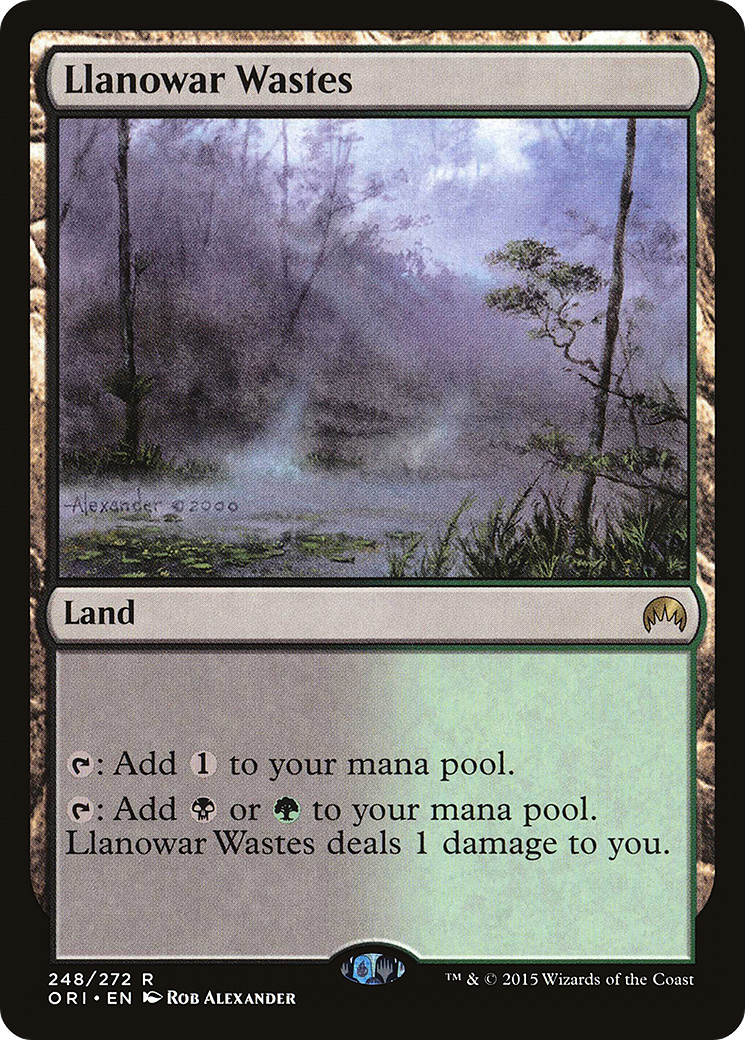 Llanowar Wastes (ORI-248) [Magic Origins] Foil MTG Single Wizards of the Coast