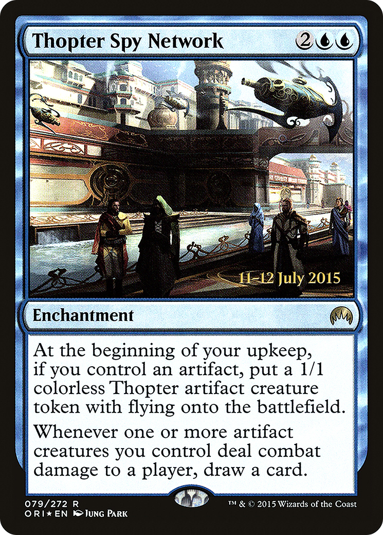 Thopter Spy Network (PRE-079) [Magic Origins Promos] Foil MTG Single Wizards of the Coast