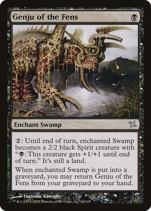 Genju of the Fens (BOK-066) [Betrayers of Kamigawa] Foil MTG Single Wizards of the Coast